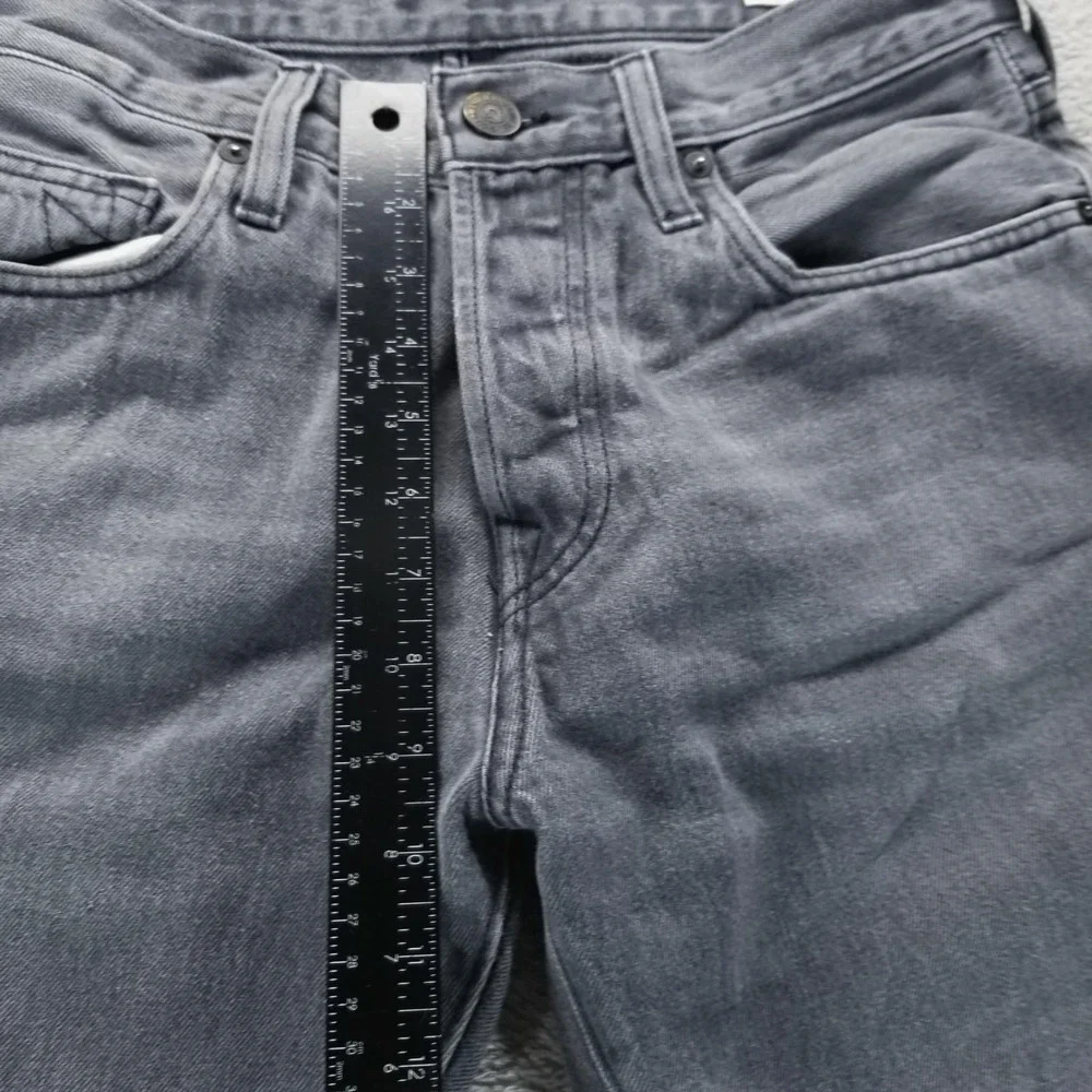 True Religion Jeans Mens 34x32 Gray Rocco Slim Straight‎ Charcoal Made In Italy